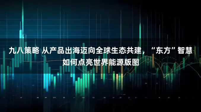 九八策略 从产品出海迈向全球生态共建，“东方”智慧如何点亮世界能源版图